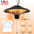 1500W Outdoor Hanging Patio Heater Ultra-Quiet Electric Heating Lamp 