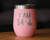 55th Birthday Gifts - Middle Finger Insulated Wine Tumbler
