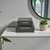 10" Set Of Two Black Solid Wood Jewelry Box With Decorative Hardware