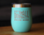 Downhill from Here Insulated Wine Tumbler - Skiing Gifts
