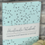 Light Blue Doodle Stars - A5 ish size Saddle Bound Notebook