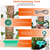 4Pcs Coco Coir Extendable Moss Pole for Climbing Plants Plant 