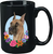 Great Dane Fawn Cropped - Best of Breed Ceramic 15oz Coffee Black Mug