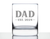 Bold 2024 Dad Whiskey Rocks Glass - New Dad Gifts and Decor