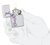 Zippo Crown Royal Logo White Matte Finish Lighter 
