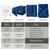 Navy Blue Bambusa 7-Piece Sheet Set