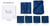 Navy Blue Bambusa 7-Piece Sheet Set