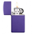 Zippo Slim Purple Matte Finish Windproof Lighter 