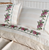 Bed Sheet Set of 3 Embroidered Spread 100% Organic Cotton