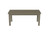 44" Olive Gray Solid Wood Rectangular Coffee Table