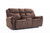 66" X 40" X 40" Brown Console Loveseat