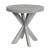 26" Gray Manufactured Wood Round End Table