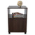 Espresso Finish Wood Large Drawer Filing Cabinet