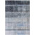 10' X 14' Navy and Gray Ombre Washable Non Skid Indoor Outdoor Area Rug