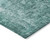 8' X 10' Teal Blue Green And Gray Abstract Washable Indoor Outdoor Area Rug