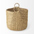 Set of Three Brown Wicker Basket
