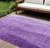 8' X 10' Purple And Lavender Ombre Washable Indoor Outdoor Area Rug