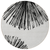 8' Black And Ivory Round Abstract Washable Indoor Outdoor Area Rug