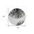 8' Black And Ivory Round Abstract Washable Indoor Outdoor Area Rug
