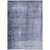 10' X 14' Navy Blue And Sky Blue Abstract Washable Indoor Outdoor Area Rug