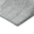 8' Gray Charcoal And Silver Round Abstract Washable Indoor Outdoor Area Rug