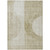 9' X 12' Taupe Beige And Tan Geometric Washable Indoor Outdoor Area Rug