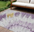 8' X 10' Purple And Lavender Abstract Washable Indoor Outdoor Area Rug
