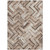 10' X 14' Brown Taupe And Tan Geometric Washable Indoor Outdoor Area Rug