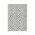 8' X 10' Silver Beige And Taupe Geometric Washable Indoor Outdoor Area Rug