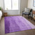 10' X 14' Purple And Lavender Ombre Washable Indoor Outdoor Area Rug