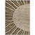 8' X 10' Brown Taupe And Beige Abstract Washable Indoor Outdoor Area Rug