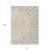 10' X 14' Beige And Khaki Abstract Washable Indoor Outdoor Area Rug