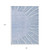8' X 10' Denim Blue And Sky Blue Abstract Washable Indoor Outdoor Area Rug