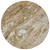 8' Brown Tan And Beige Round Abstract Washable Indoor Outdoor Area Rug