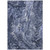 9' X 12' Navy Blue And Gray Abstract Washable Indoor Outdoor Area Rug