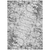 8' X 10' Black White And Gray Abstract Washable Indoor Outdoor Area Rug