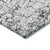 8' X 10' Black White And Gray Abstract Washable Indoor Outdoor Area Rug