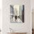30" x 24" Watercolor Walk in the City Canvas Wall Art