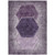 10' X 14' Eggplant Purple And Lavender Geometric Washable Indoor Outdoor Area Rug