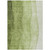 10' X 14' Olive Green And Artichoke Green Ombre Washable Indoor Outdoor Area Rug