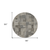 8' Taupe Beige And Gray Round Geometric Washable Indoor Outdoor Area Rug