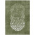 10' X 14' Olive Green And Artichoke Green Abstract Washable Indoor Outdoor Area Rug