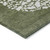 10' X 14' Olive Green And Artichoke Green Abstract Washable Indoor Outdoor Area Rug