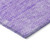 9' X 12' Lavender And Purple Striped Washable Indoor Outdoor Area Rug