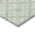 8' X 10' Mint Green And Ivory Geometric Washable Indoor Outdoor Area Rug