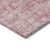 8' X 10' Pink Blush And Charcoal Floral Washable Indoor Outdoor Area Rug