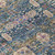 3' X 5' Green Navy Blue And Ivory Oriental Washable Indoor Outdoor Area Rug