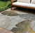 10' X 14' Gray Charcoal And Silver Floral Washable Indoor Outdoor Area Rug