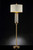 Homeroots Lighting 62 Inch Gold Column Floor Lamp, Off-White Drum Shade