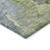 8' Olive Green And Gray Round Abstract Washable Indoor Outdoor Area Rug